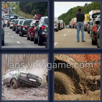 4 Fotos 1 Palabra 8 letras ATASCADO