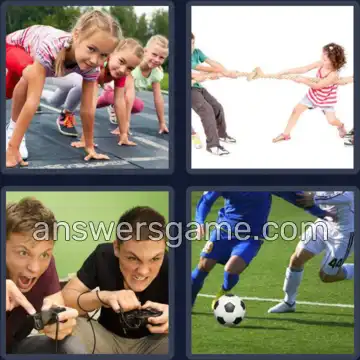 4 Fotos 1 Palabra 8 letras COMPETIR