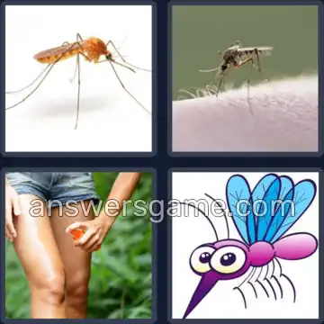 4 Fotos 1 Palabra 8 letras MOSQUITO