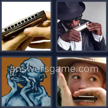 4 Fotos 1 Palabra 8 letras ARMONICA