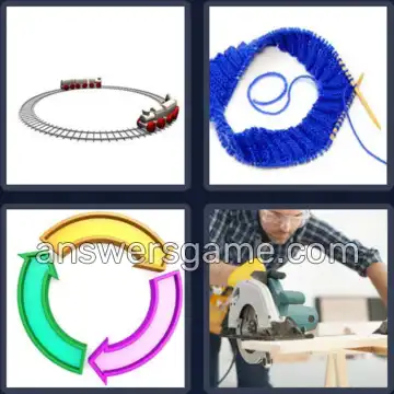 4 Fotos 1 Palabra 8 letras CIRCULAR