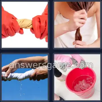 4 Fotos 1 Palabra 8 letras ESCURRIR