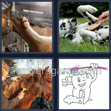 4 Fotos 1 Palabra 8 letras CEPILLAR