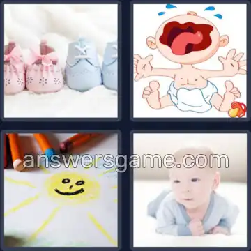 4 Fotos 1 Palabra 8 letras INFANTIL