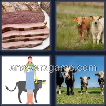 4 Fotos 1 Palabra 8 letras TERNEROS