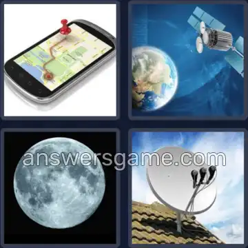 4 Fotos 1 Palabra 8 letras SATELITE