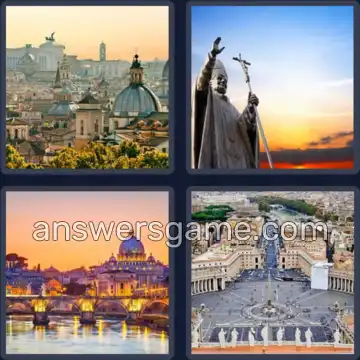 4 Fotos 1 Palabra 8 letras VATICANO