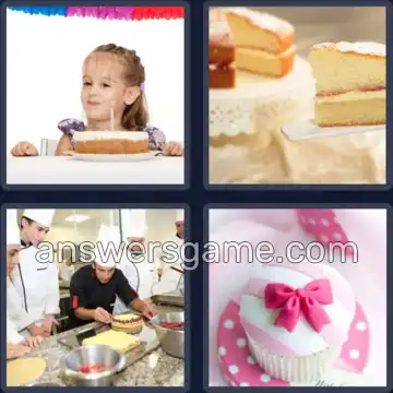 4 Fotos 1 Palabra 8 letras BIZCOCHO