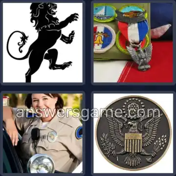 4 Fotos 1 Palabra 8 letras INSIGNIA