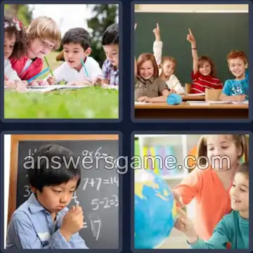 4 Fotos 1 Palabra 8 letras PRIMARIA