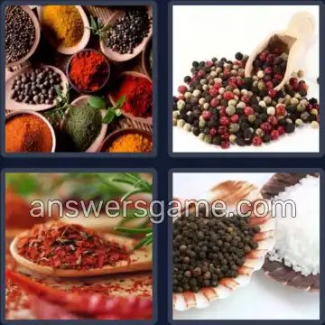 4 Fotos 1 Palabra 8 letras PIMIENTA