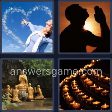 4 Fotos 1 Palabra 8 letras DEVOCION