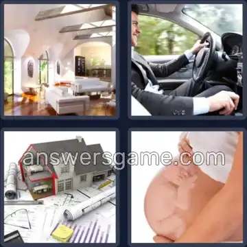 4 Fotos 1 Palabra 8 letras INTERIOR