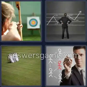 4 Fotos 1 Palabra 8 letras OBJETIVO