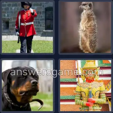 4 Fotos 1 Palabra 8 letras GUARDIAN