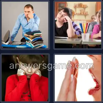 4 Fotos 1 Palabra 8 letras ABURRIDO