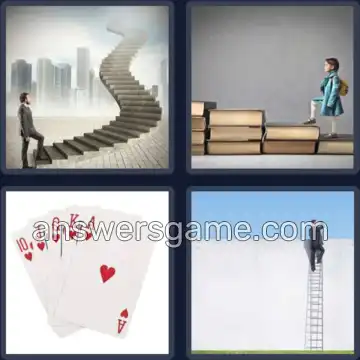 4 Fotos 1 Palabra 8 letras ESCALERA