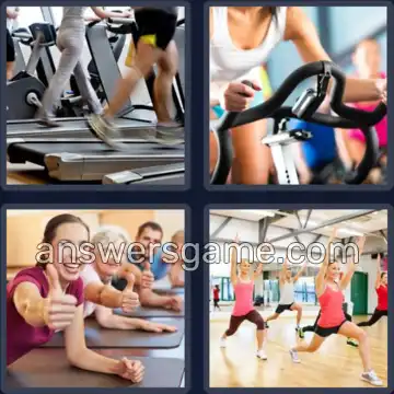 4 Fotos 1 Palabra 8 letras GIMNASIO