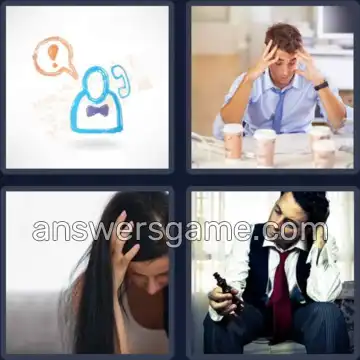 4 Fotos 1 Palabra 8 letras NERVIOSO