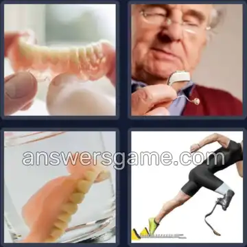 4 Fotos 1 Palabra 8 letras PROTESIS