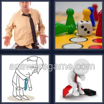 4 Fotos 1 Palabra 8 letras PERDEDOR