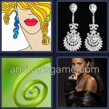 4 Fotos 1 Palabra 8 letras ZARCILLO