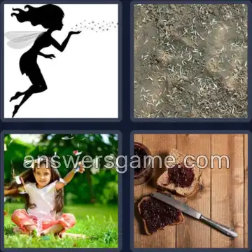 4 Fotos 1 Palabra 8 letras ESPARCIR