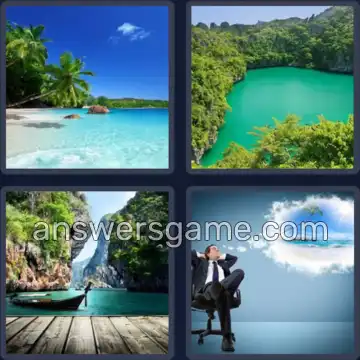 4 Fotos 1 Palabra 8 letras VACACION