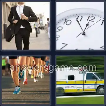 4 Fotos 1 Palabra 9 letras CORRIENDO