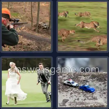 4 Fotos 1 Palabra 9 letras PERSEGUIR