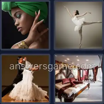 4 Fotos 1 Palabra 9 letras ELEGANCIA