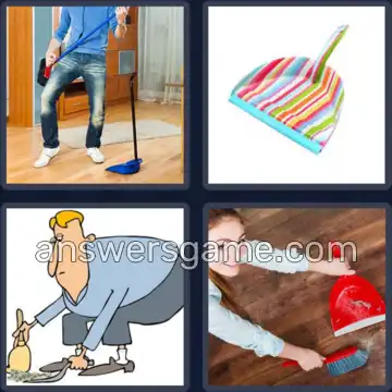 4 Fotos 1 Palabra 9 letras RECOGEDOR