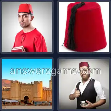 4 Images 1 Mot 3 lettres FEZ