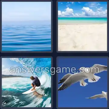 4 Images 1 Mot 3 lettres MER