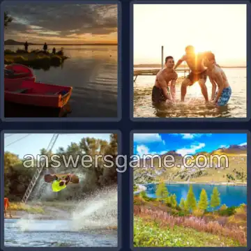 4 Images 1 Mot 3 lettres LAC