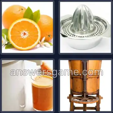 4 Images 1 Mot 3 lettres JUS