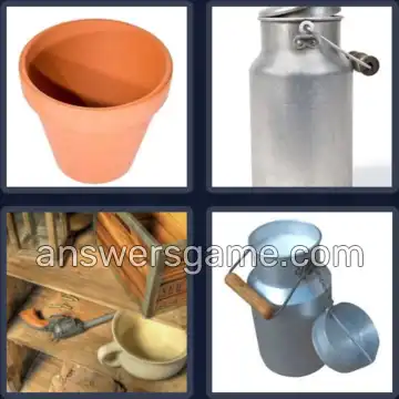 4 Images 1 Mot 3 lettres POT