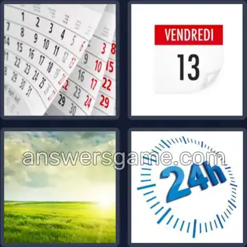 4 Images 1 Mot 4 lettres JOUR