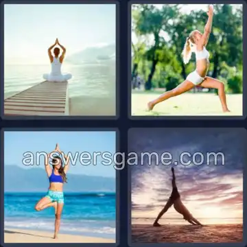 4 Images 1 Mot 4 lettres YOGA
