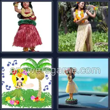 4 Images 1 Mot 4 lettres HULA