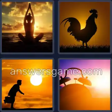 4 Images 1 Mot 4 lettres AUBE