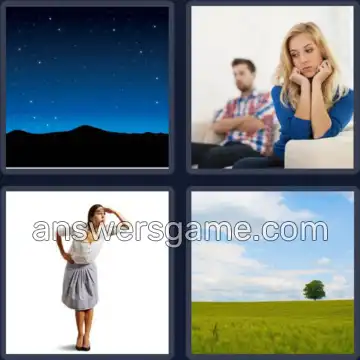 4 Images 1 Mot 4 lettres LOIN