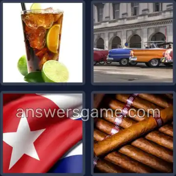 4 Images 1 Mot 4 lettres CUBA