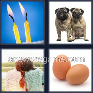 4 Images 1 Mot 4 lettres DEUX