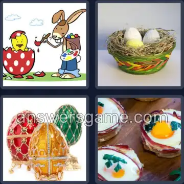 4 Images 1 Mot 4 lettres ŒUFS