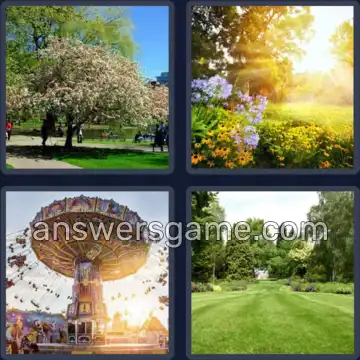 4 Images 1 Mot 4 lettres PARC