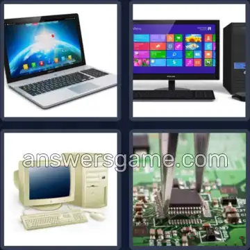 4 Images 1 Mot 4 lettres ORDI