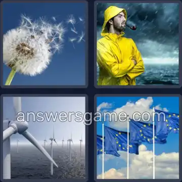 4 Images 1 Mot 4 lettres VENT