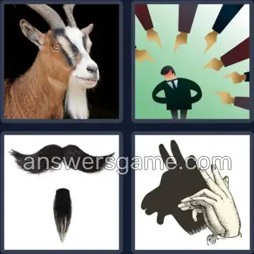 4 Images 1 Mot 4 lettres BOUC