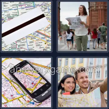 4 Images 1 Mot 4 lettres PLAN